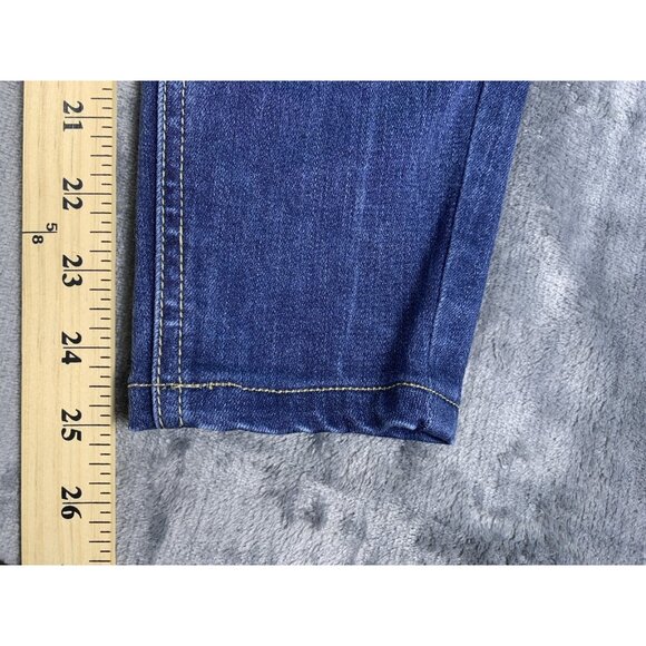 KanCan Skinny Blue Jeans Women's Size 3/25 Button Fly High Rise Measures 26x25 - Picture 9 of 11